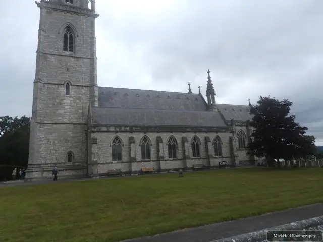 A view at St. Margaret's Church (Eglwys St Margaret), photographed during the visit.